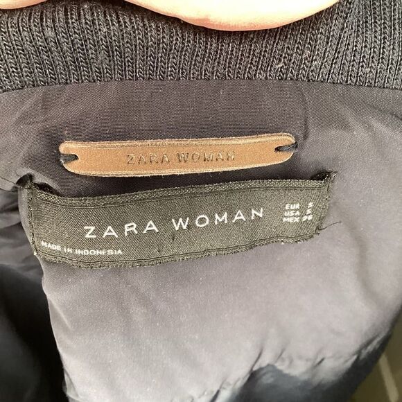 ladies Zara Quilted‎ Vest small black - Picture 5 of 5